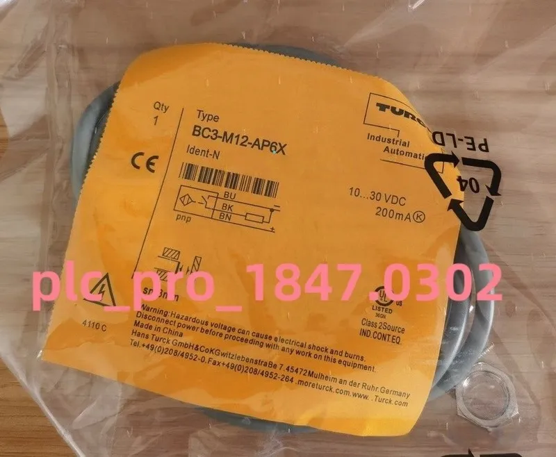 Датчик приближения TURCK BC3-M12-AP6X Sensor Proximity Switch