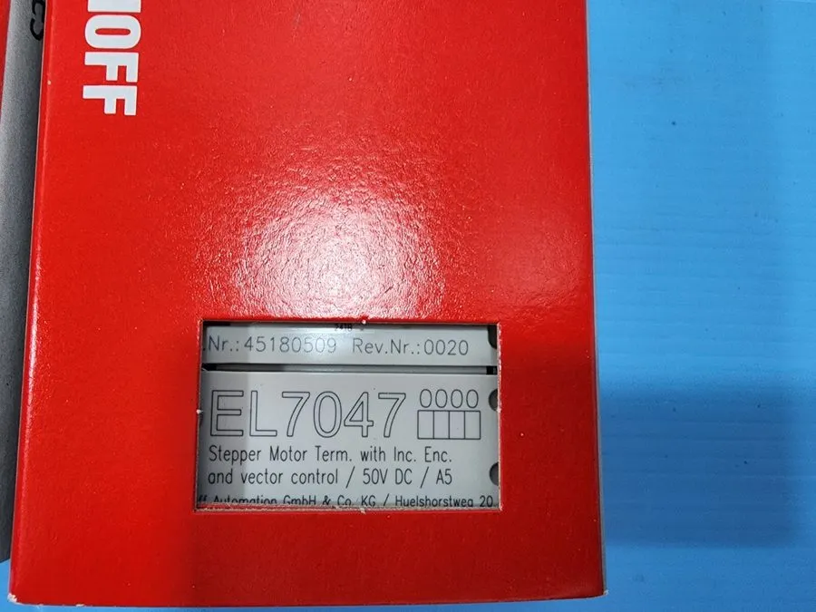 Модуль ввода-вывода Beckhoff EL7221 EtherCAT-Klemme 1-Kanal-Motion-Interface 50V
