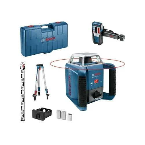 Геодезический прибор Bosch Professional Rotation Laser Set Range 20m GRL 400 H B — фото лота 2