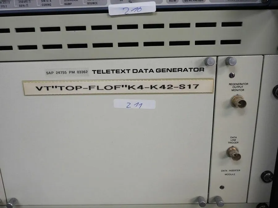 Тестер Teletext/ V.g. Electronics LTD. Teletext DATA Generator 1014-522-463