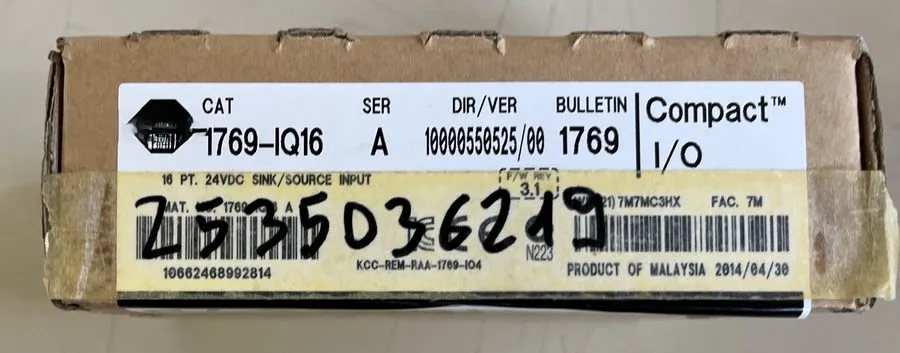 Модуль ввода-вывода Allen Bradley A.B. AB COMPACTLOGIX 1769-IQ16