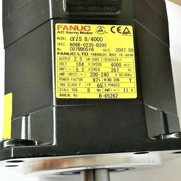 Серводвигатель FANUC AC SERVO MOTOR A06B-0235-B202 FREE