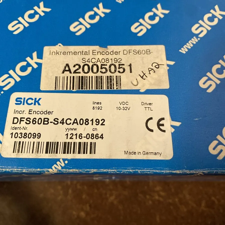Энкодер SICK DFS60B-S4CA08192 (ID 1038099) (ENCODER) 6 months