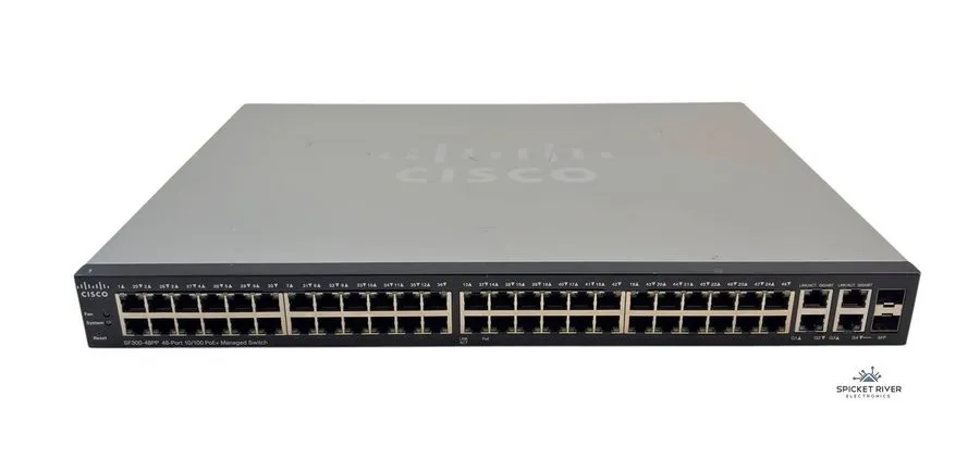 Коммутатор Cisco SF300-48PP-K9 V02 48-Port 10/100 PoE+ 2x SFP Managed Network Sw