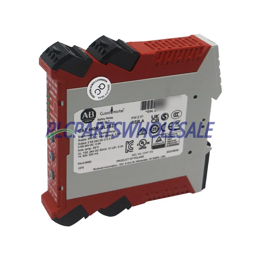 Реле безопасности Allen Bradley, 440R-GL2S2T, Guard Master Safety Relay Locking 