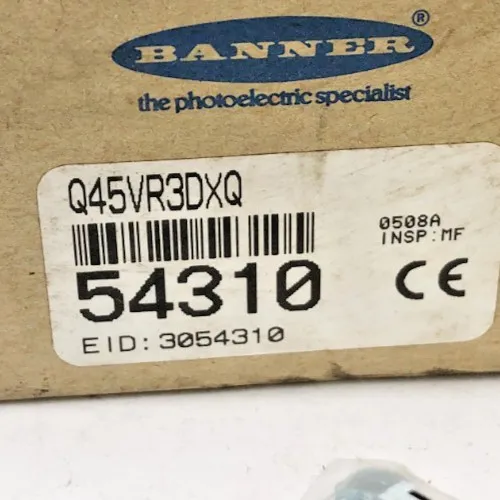 Фотоэлектрический датчик Banner Engineering Q45VR3DXQ Photoelectric Sensor 3m 12