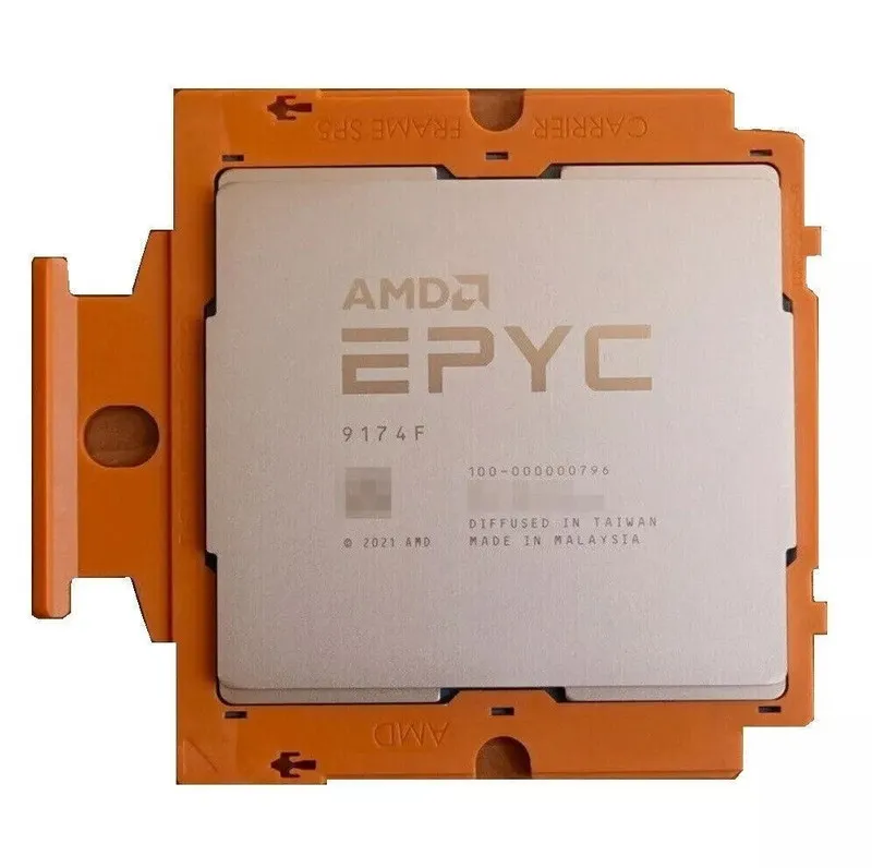 Процессор AMD EPYC 9174F Genoa 16-Core 4.1GHz SP5 256MB ZEN4 Processor CPU 100-0