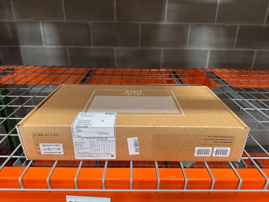 Коммутатор C1300-8T-E-2G Cisco Catalyst 1300 8-Port GE Ext PS Switch