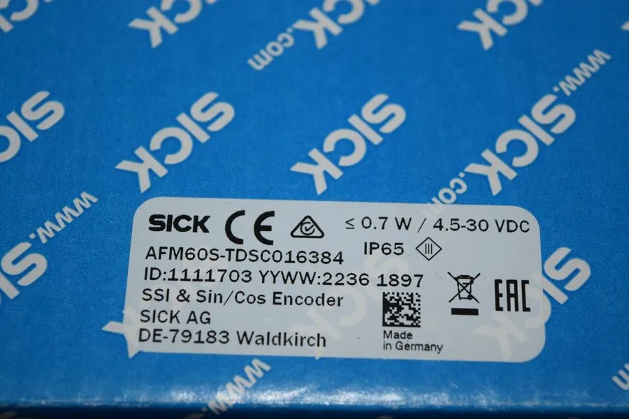 Энкодер SICK afm60s-tdsc016384 Incremental Safety ENCODER Part # 1111703