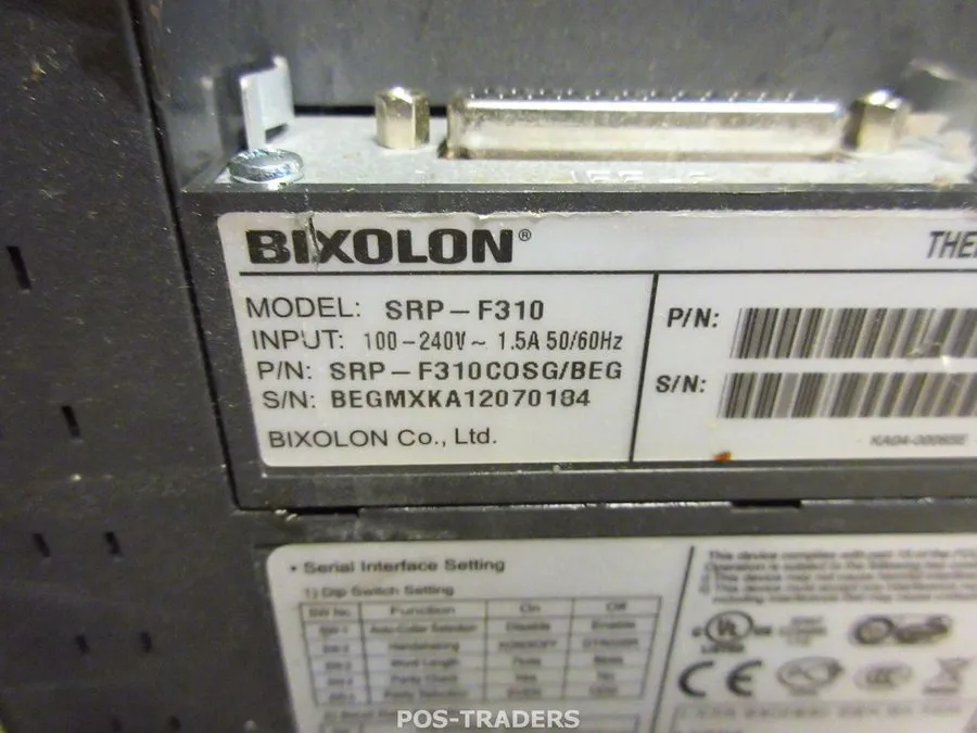 Принтер этикеток Samsung Bixolon SRP-F310 USB NETWORK Thermal Receipt POS Printe — фото лота 2