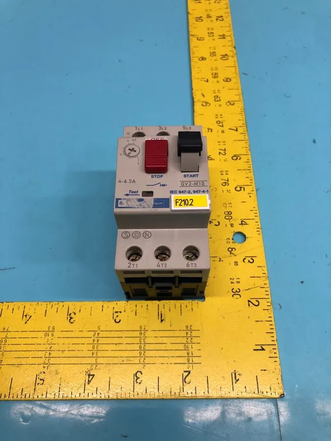 Автоматический выключатель Telemecanique GV2-M10 4-6.3 A Motor Circuit Breaker 6