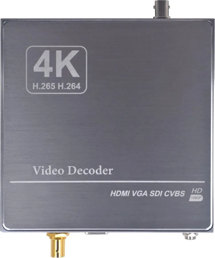 Камера 4K 3G-SDI HDMI VGA Streaming IP Video Decoder H265 H264 UDP RTMP HLS Came