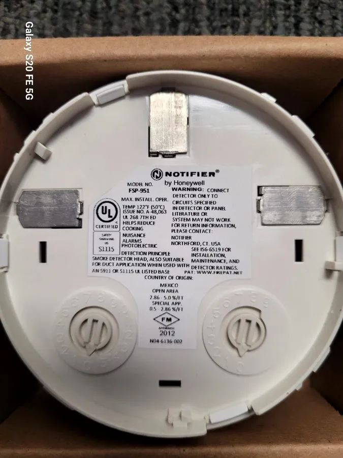 Оборудование пожарной сигнализации NOIFIER FSP-951 INTELLIGENT ADDRESSABLE PHOTO