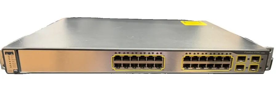 Коммутатор Cisco WS-C3750G-24PS-S Catalyst 3750G 24 Port PoE Gigabit Switch