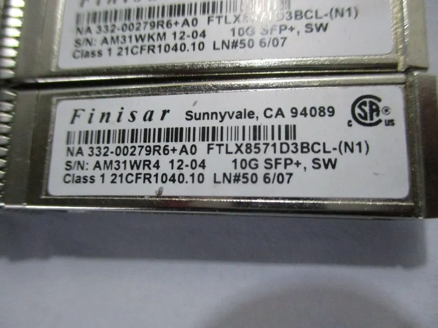 Трансивер Netapp 332-00279R6+A0 FINISAR FTLX8571D3BCL-N1 10GB SFP+ NA Transceive