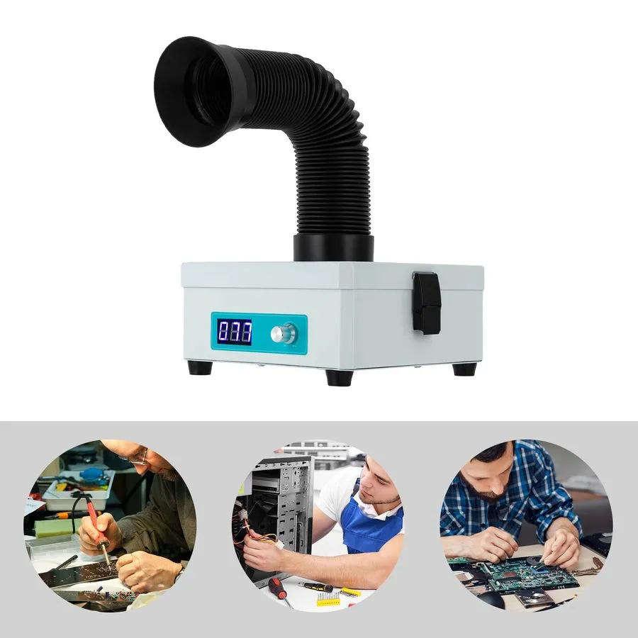 Дымоуловитель Solder Fume Extractor,150W 165CFM Soldering Smoke Extractor with 3