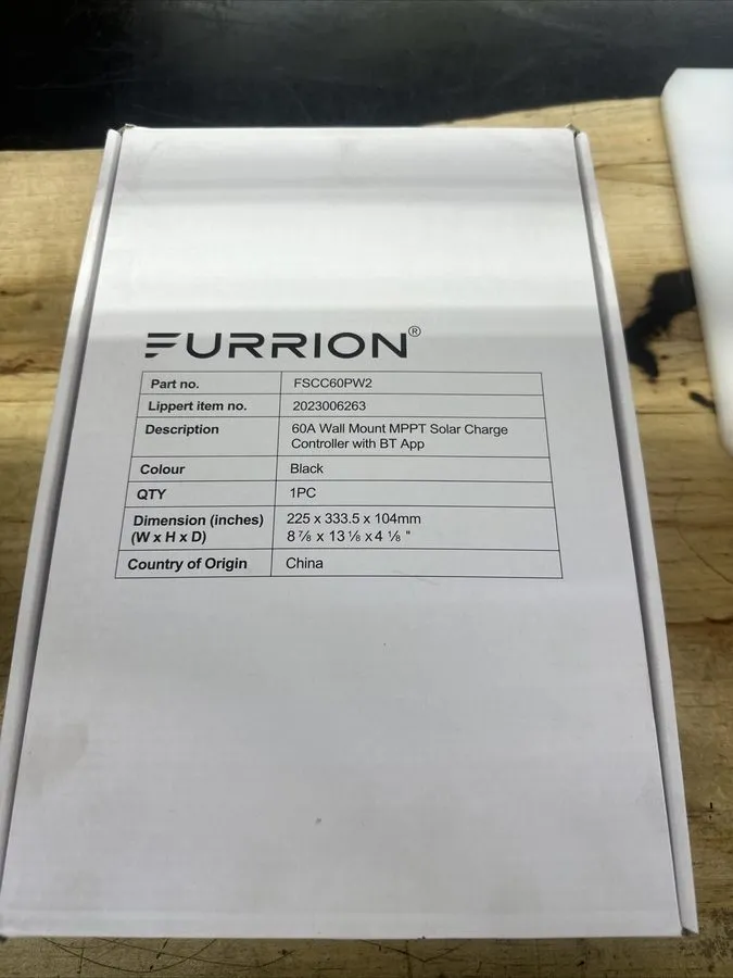 Аккумулятор FURRION FSCC60PW2 60A MPPT SOLAR CHARGE CONTROLLER w/BLUETOOTH APP