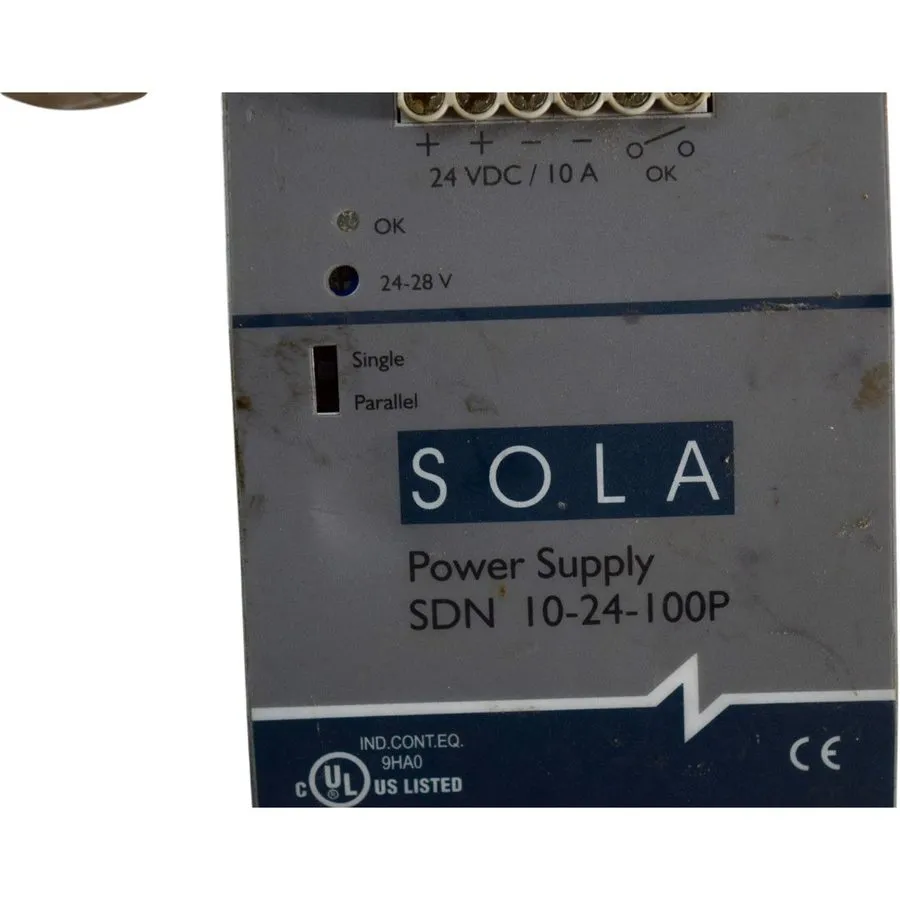 Блок питания Emerson SolaHD SDN 10-24-100P Power Supply 24VDC 10A 240W DIN Rail