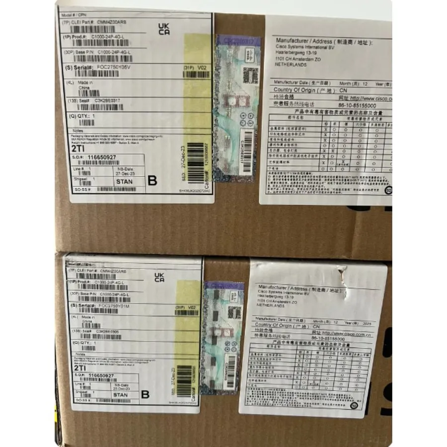 Коммутатор Cisco C1000-24P-4G-L Cisco Catalyst 1000 Switch 24 Ports MMD0