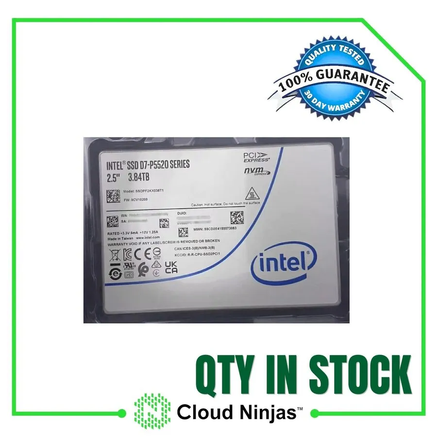 SSD-накопитель INTEL SSDPF2KX019T1M 1.92TB SFF 2.5" Intel D7-P5520 PCIe 4.0 x4 N