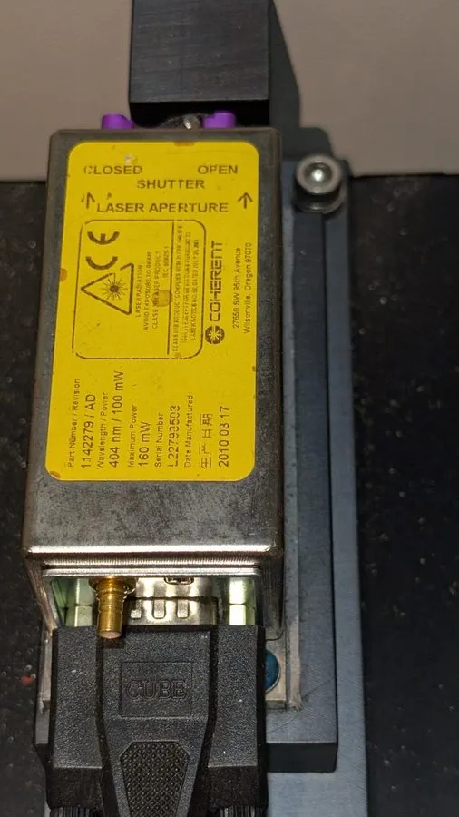 Диод Coherent Cube 1142279 Diode 403nm 100mW Laser from Nikon A1 confocal micros — фото лота 1