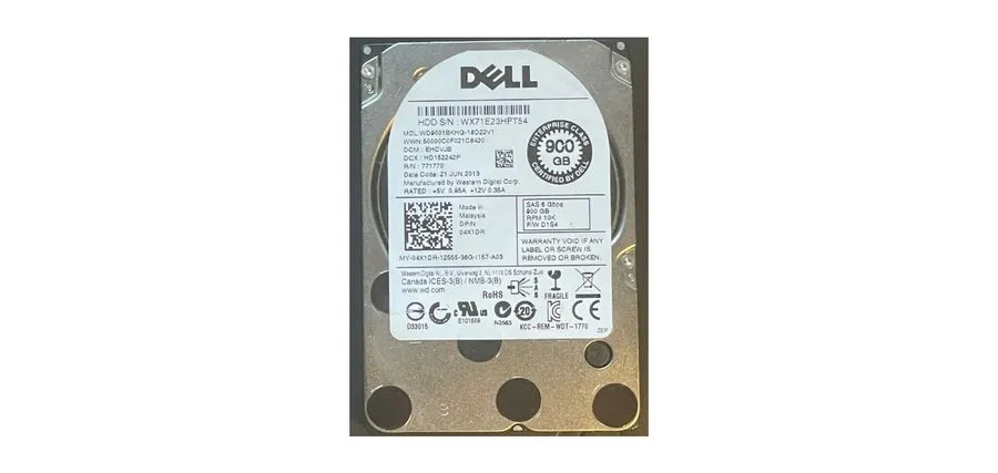 Жёсткий диск Western Digital 900GB 2.5" SAS HDD 10K WD9001BKHG-18D22V1