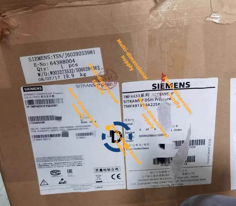 Датчик давления Siemens SITRANS P 7MF4433 Differential Pressure Transmitter 0.3–