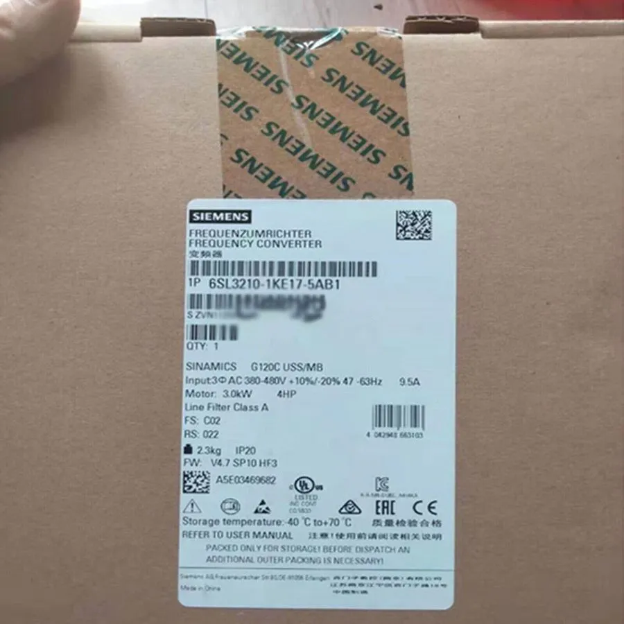 Частотный преобразователь 6SL32101KE175AB1 SIEMENS SINAMICS G120C Rated Power