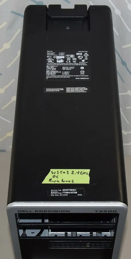 Процессор Barebones Dell Precision T3500 Workstation Desktop Xeon W3520 2.66Ghz 