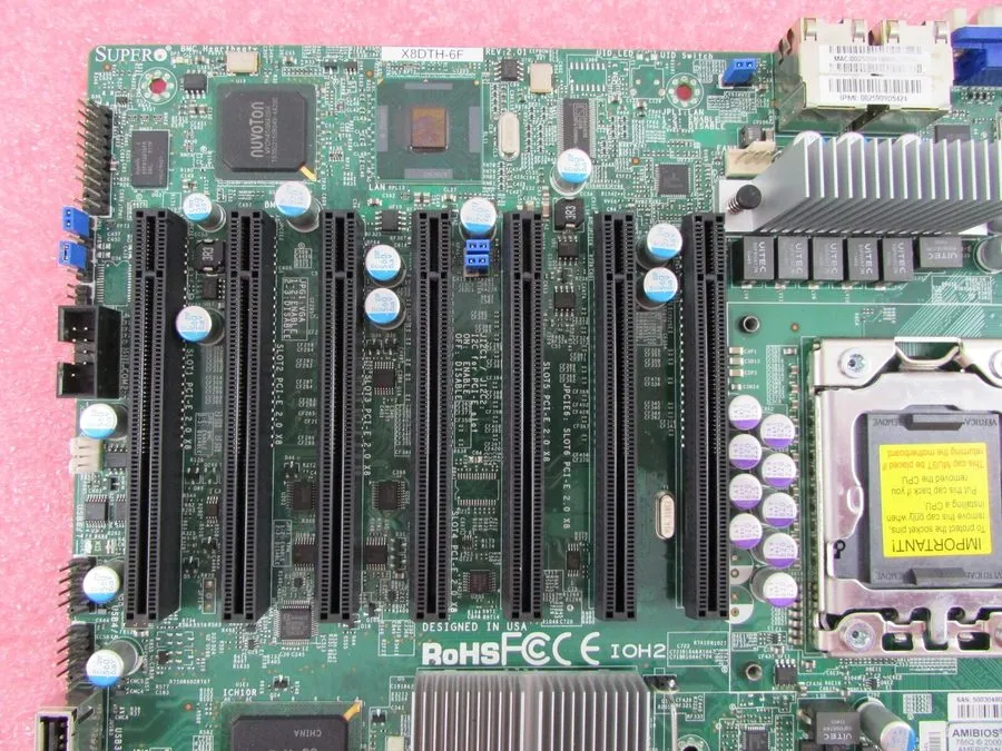 Материнская плата SuperMicro X8DTH-6F LGA1366 ATX Motherboard with I/O, Xeon 565 — фото лота 1