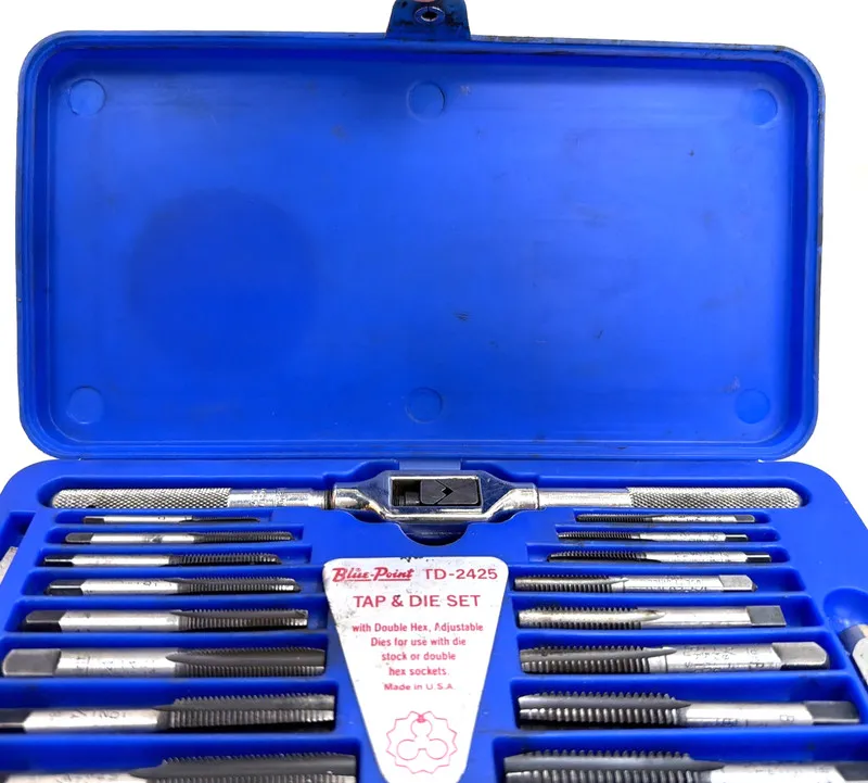 Режущий инструмент Blue-Point TD-2425 Tap & Double Hex Adjustable DIE Set