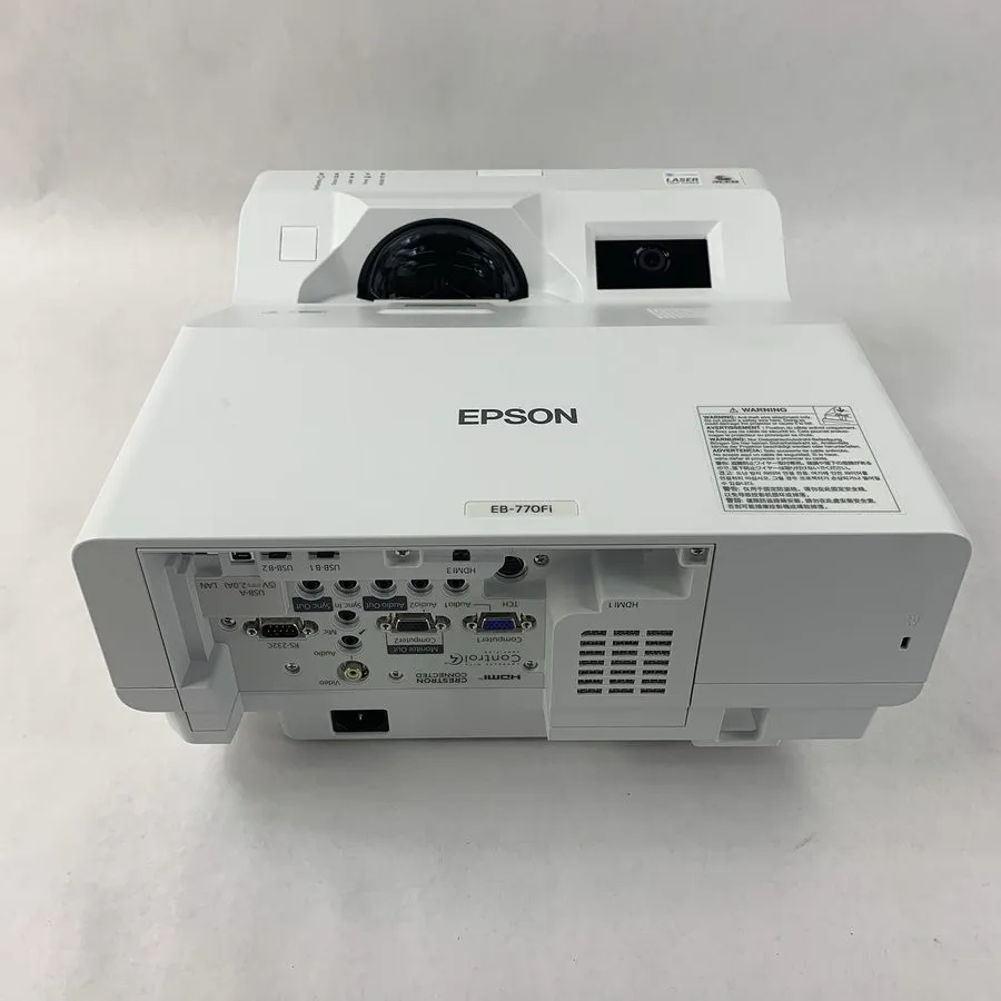 Проектор Epson EB-770Fi HA78A LCD Laser Projector 0 Lamp Hours w/ Remote & Pens — фото лота 1