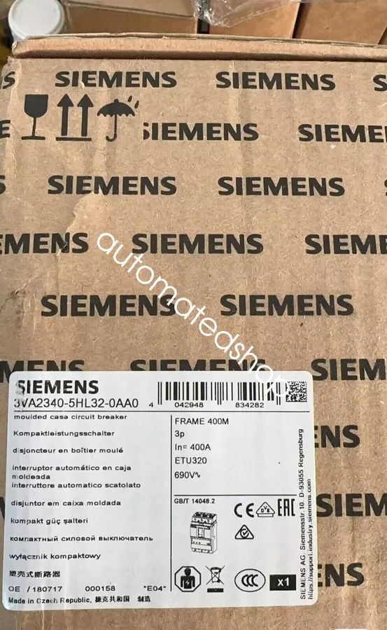 Автоматический выключатель SIEMENS moulded case circuit breaker 3VA2340-5HL32-0A