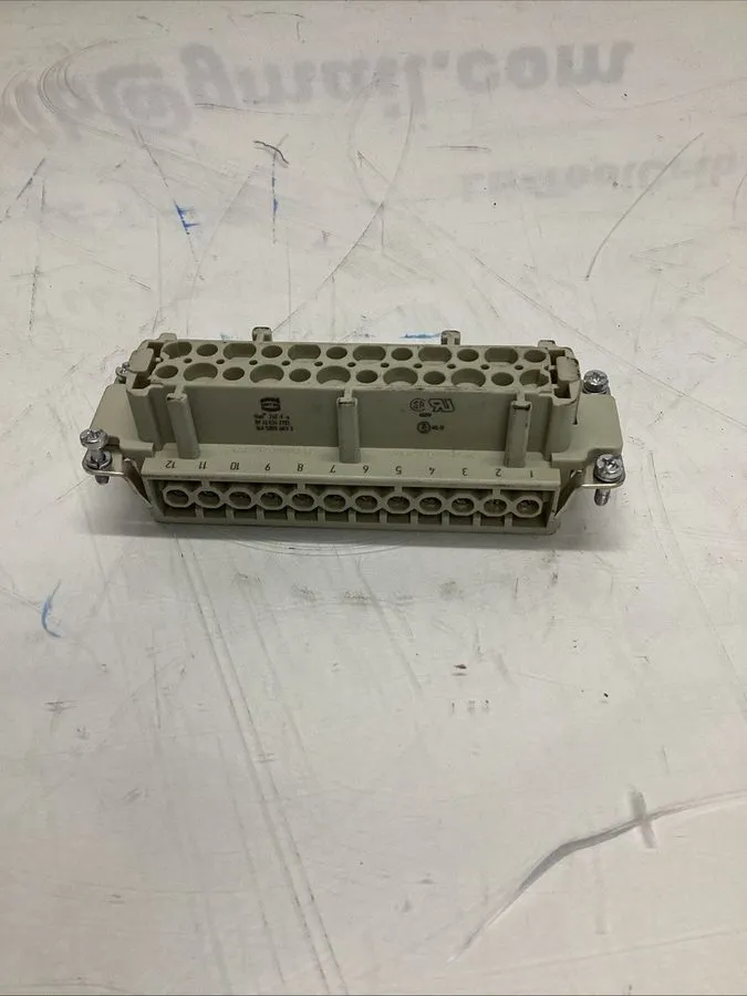 Разъём HARTING CONNECTOR HAN 24 E-BUS CONTACT BLOCK 09330242701 — фото лота 1