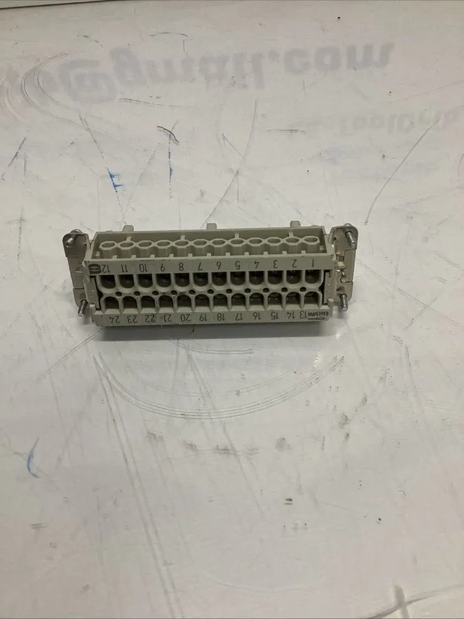 Разъём HARTING CONNECTOR HAN 24 E-BUS CONTACT BLOCK 09330242701 — фото лота 2
