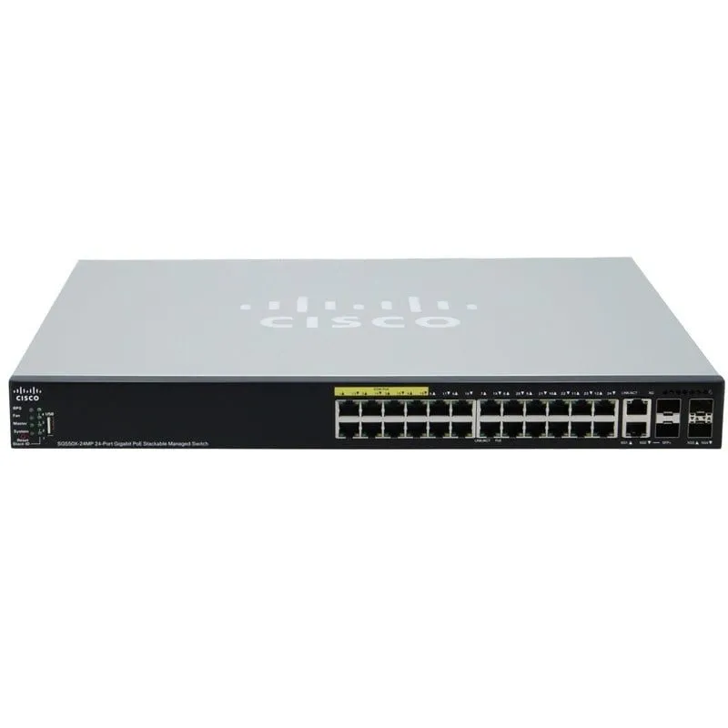 Коммутатор Cisco SG350-28P-K9 28-Port Gigabit PoE Managed Switch