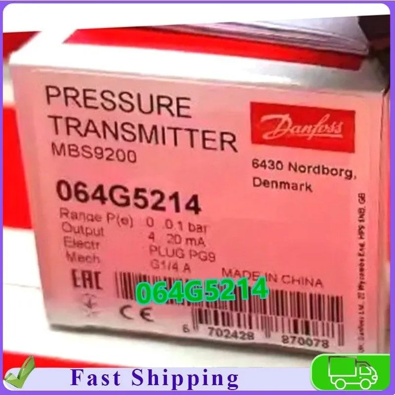 Датчик давления Danfoss Pressure Transmitter Sensor MBS9200 064G5232 0-0.2bar