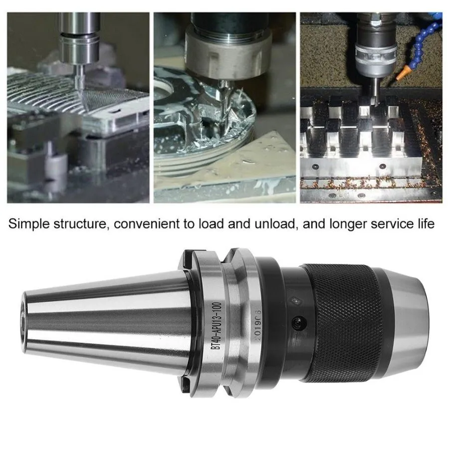 Патрон Drill Chuck Tool Holder Integrated Steel для CNC Milling Machine BT40-APU — фото лота 2