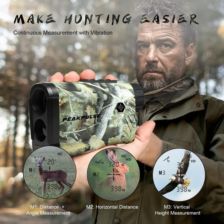 Оптико-электронная система 1400Yds Hunting Range Finder 6X Zoom, 3 Modes, Angle  — фото лота 2
