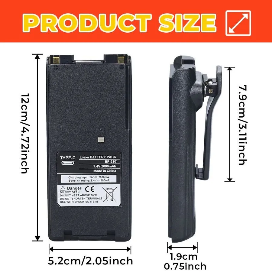 Аккумулятор BP-210 2000mAh Type-C Battery
