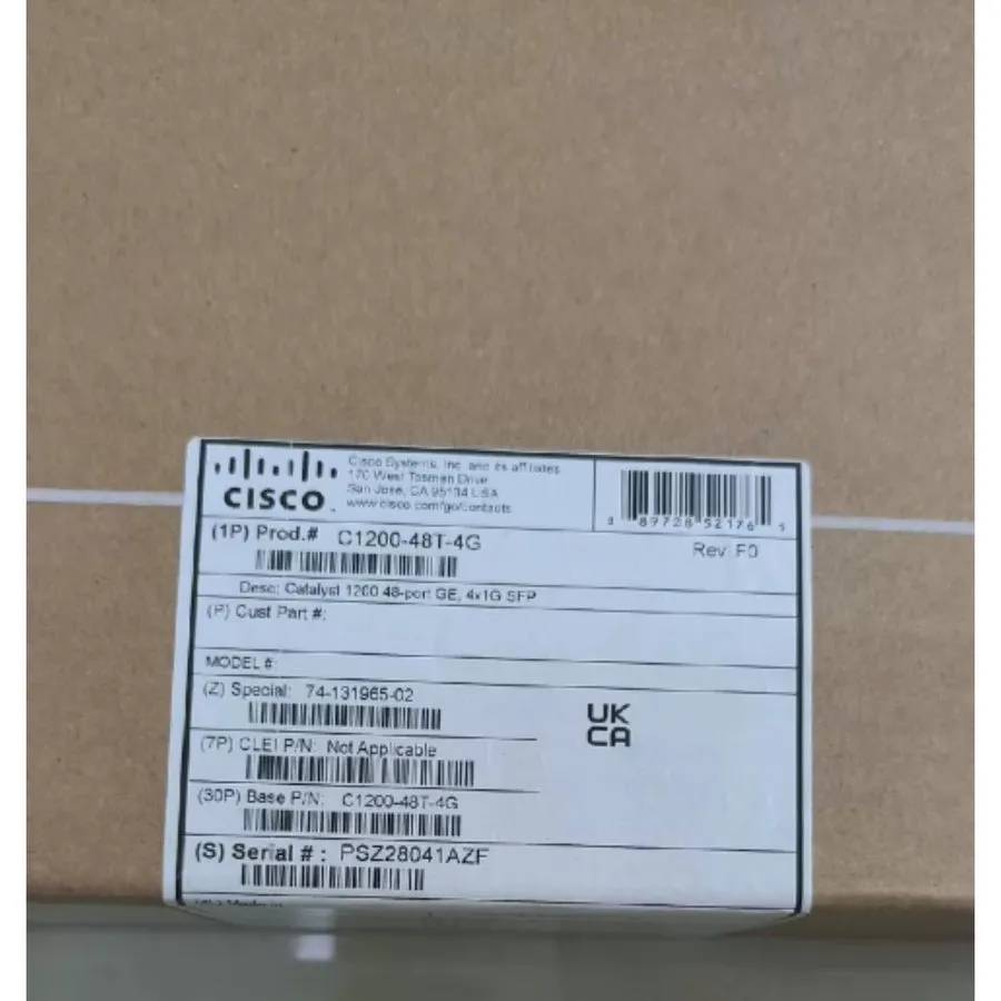 Коммутатор CISCO C1200-48T-4G | 48-Port Gigabit Managed Network Switch MMD0