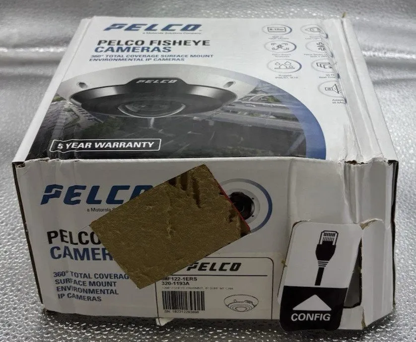 Камера Pelco IMF122-1ERS 12 Megapixel Fisheye camera — фото лота 1