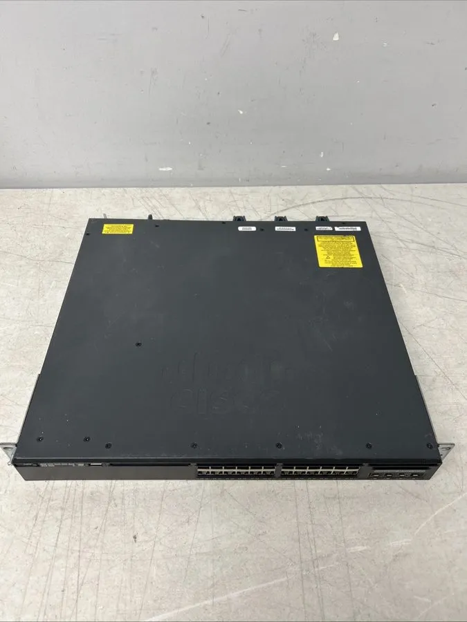 Коммутатор Cisco Catalyst 3650 24-Port PoE 2x 10G SFP+ Network Switch WS-C3650-2 — фото лота 1