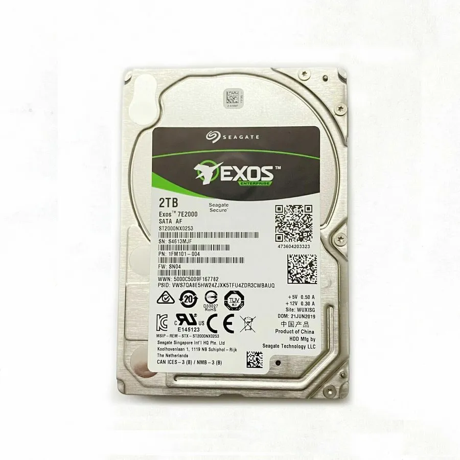 Жёсткий диск Seagate ST2000NX0253 Exos 7E2000 2TB SATA 6Gb/s 7200 RPM 2.5” Hard