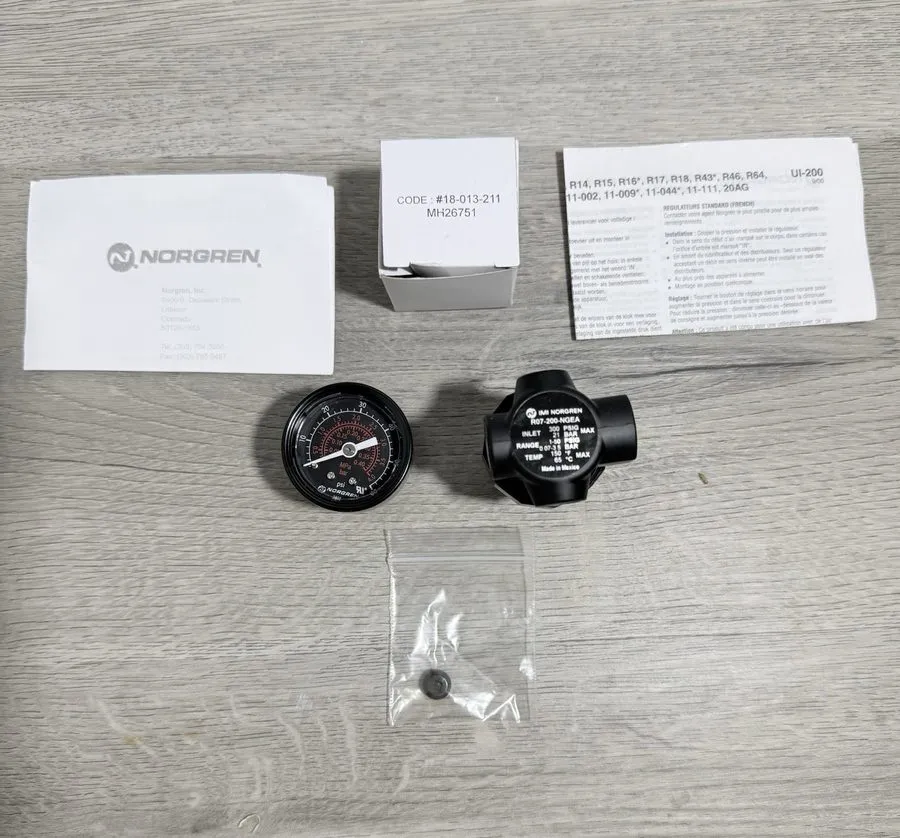 Трубопроводная арматура IMI Norgren R07-200-NGEA Air Pressure Regulator 300 PSIG — фото лота 1