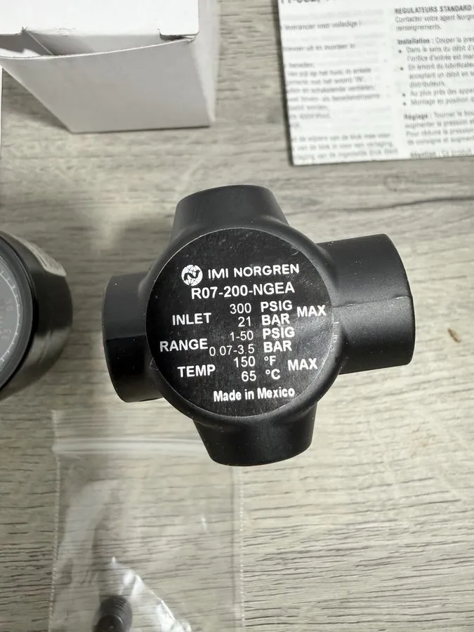 Трубопроводная арматура IMI Norgren R07-200-NGEA Air Pressure Regulator 300 PSIG — фото лота 2