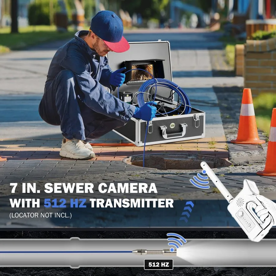 Камера для телеинспекции труб Kcapyn Sewer Camera 100FT/30M Inspection Borescope