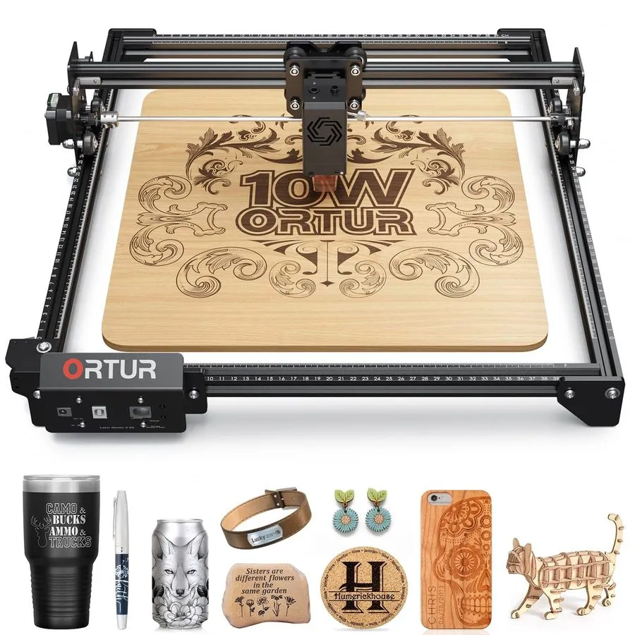 Лазерный гравёр Genmitsu Laser Engraver Kortek 10W 10000mW, Desktop Laser Cutter