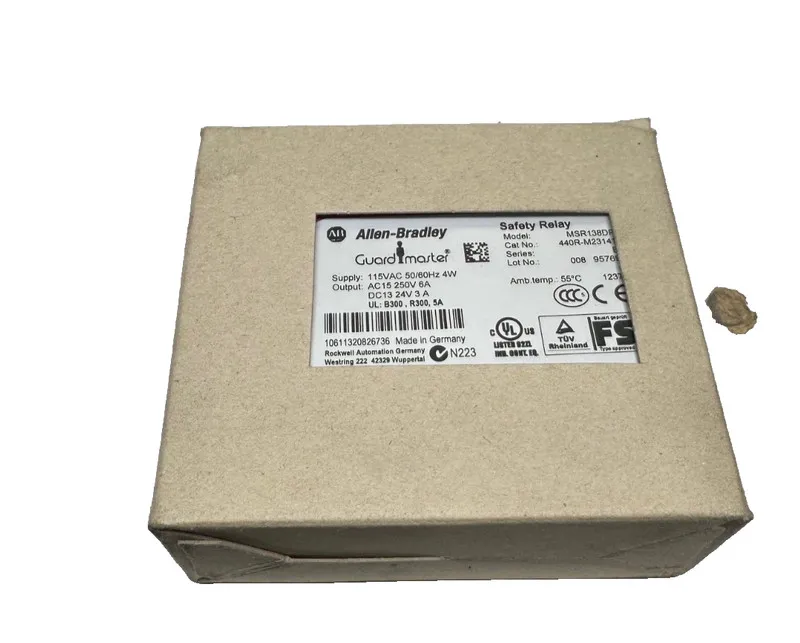 Реле безопасности Allen-Bradley Guardmaster MSR138DP 440R-M23141 Ser. B 115VAC S — фото лота 1