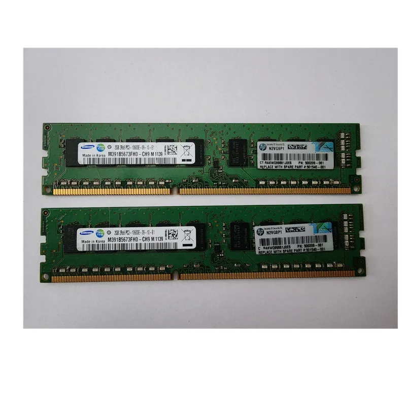 Сервер Samsung 4GB (2x2GB) DDR3 ECC DIMM PC3-10600E Server RAM 240-Pin